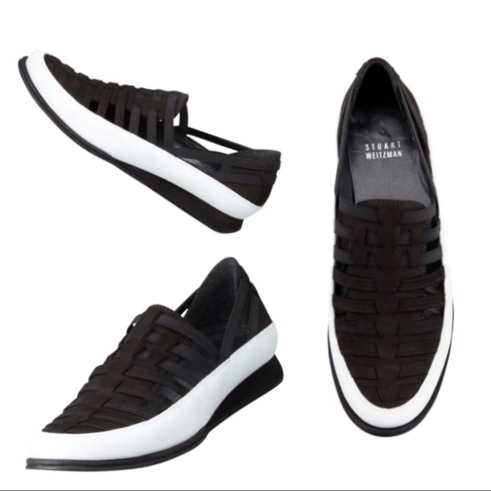 Stuart Weitzman Move-In Strappy Elastic Sneaker S… - image 1